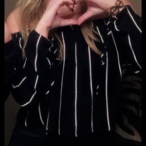 Off the shoulder shirt